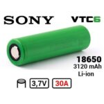 Bateria Sony VTC-6 Para Vaping: Performance Excepcional